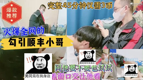 火爆全网的勾引顺丰小哥完整版[599M]