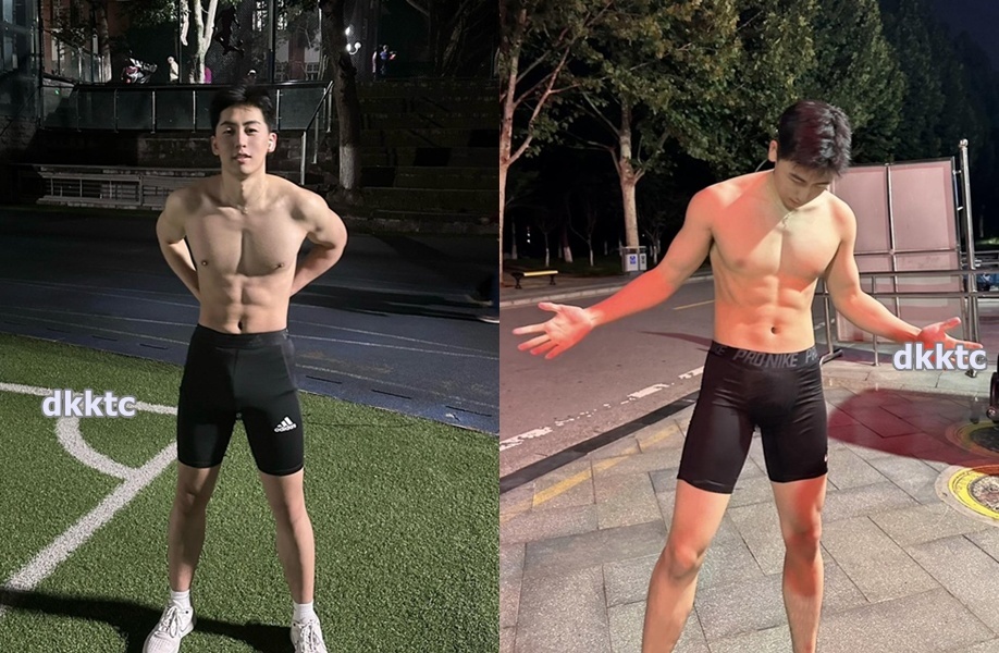 網傳抖音腹肌帥哥白鹿巷的韓私聊[163M]